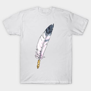 Pastel Feather Quill T-Shirt